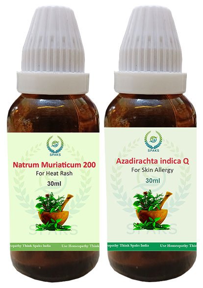 Natrum Mur. 200,Azadirachita ind. Q For Heat Rash