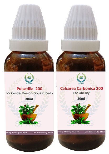 Pulsatilla 200, Calcarea Car.200 For Central Preconscious  Puberty