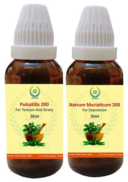 Pulsatilla 200, Natrum Mur. 200 For Tension And Stress
