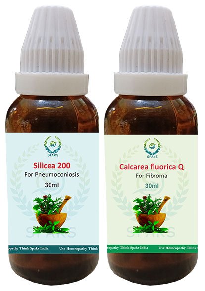 Silicea 200, Calcarea Fluo. Q For Pneumoconiosis